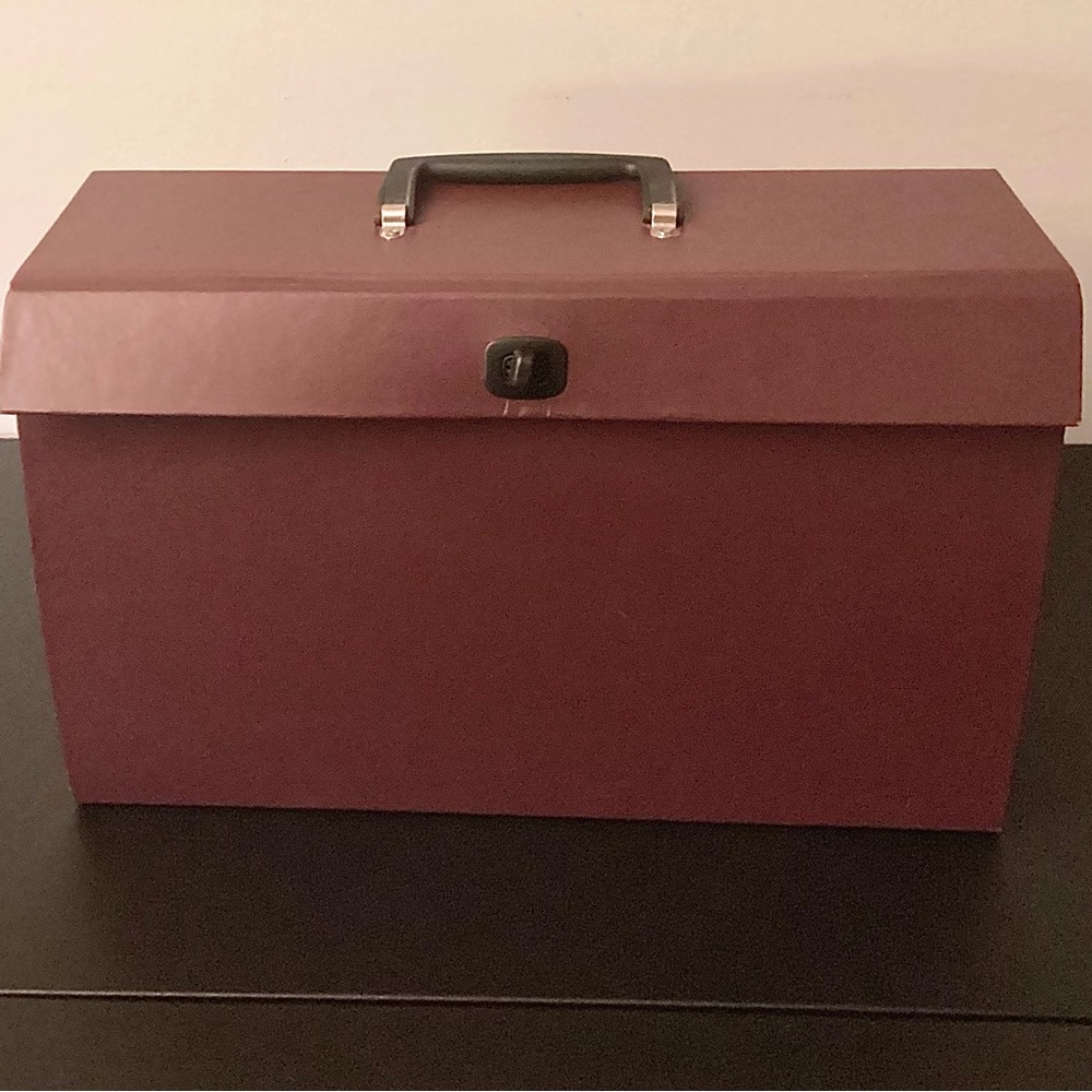 Portable Pocket File-Brown Accordion Organizer-Expandable File with A–Z Tabs